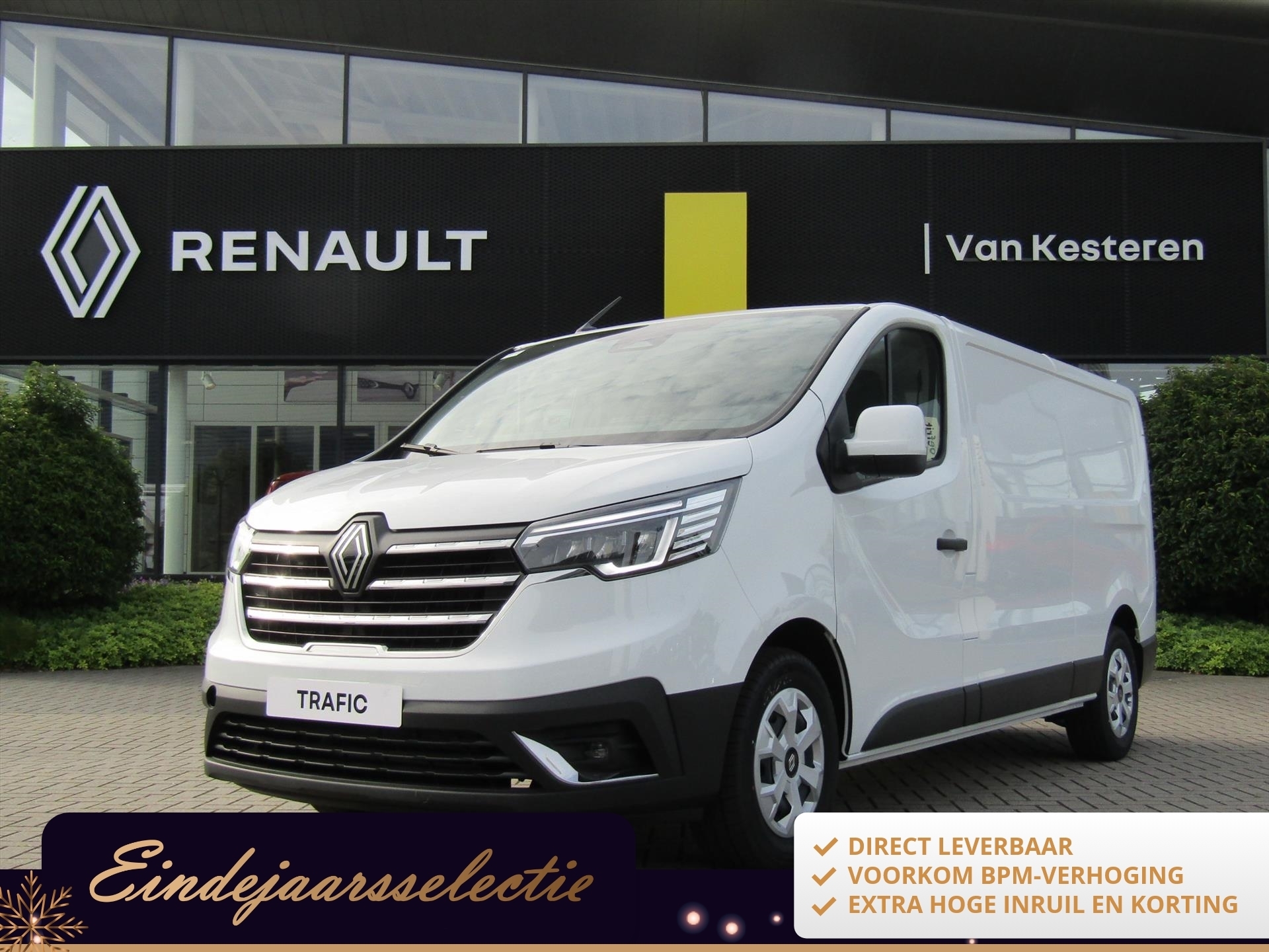 Renault Trafic GB E-TECH Electric 122pk L2H1 T29 Aut Advance /  Navigatie / 4 S Banden / Houten Laadvloer / Handsfree Card
