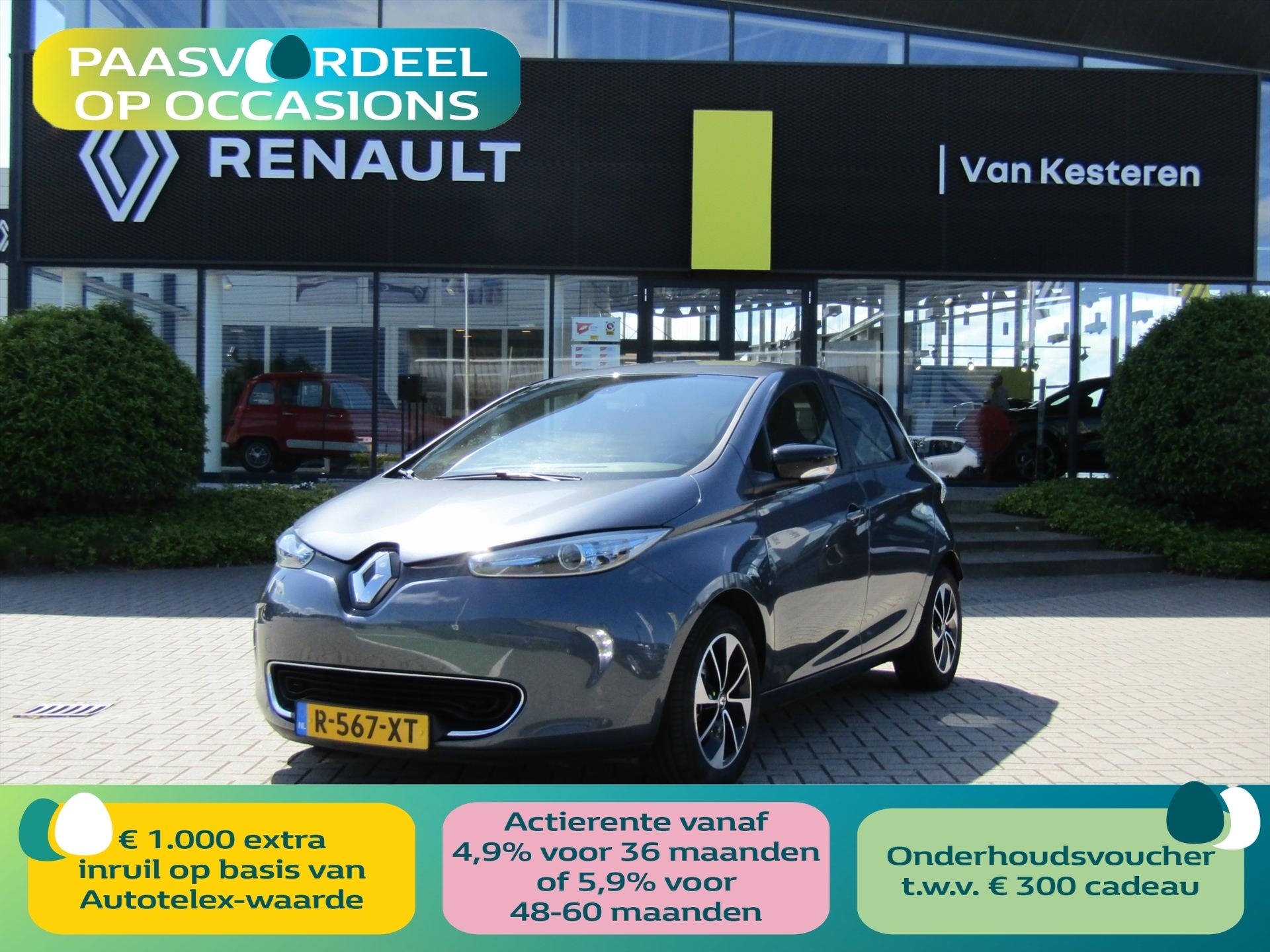 Renault Zoe ZE40 R110 108pk (Batterijhuur) Limited / Navigatie / Camera / Stoelverwarming 
